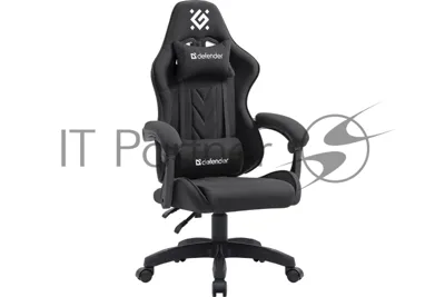Кресло Defender Breeze черный, ткань, 120 кг