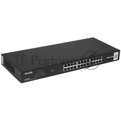 Коммутатор Tenda TEG2226F, 24×1 Гбит/с + 2×1 Гбит/с SFP, управляемый