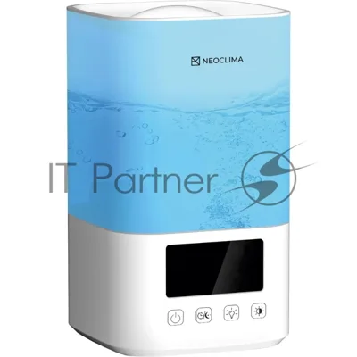 Увлажнитель воздуха Neoclima Vision LED 2.5L белый, 25 м², 2.5 л