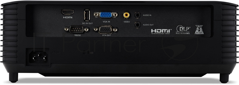 Проектор Acer X129H, DLP, XGA, 4800 Lm, 20000:1, EMEA, 2.7 Kg, EURO Power (replace MR.JR811.00Y, X128HP)