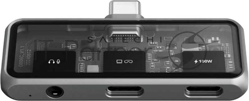 USB-концентратор Satechi ST-HXRAJM, USB Type-C, USB Type-C/Mini jack, USB Type-C