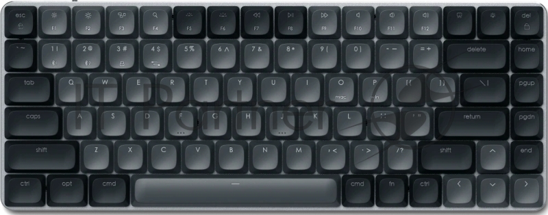 Клавиатура Satechi SM1 Slim Dark гибридная, USB Type-A, Bluetooth, радиоканал, чёрный