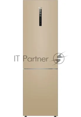 Холодильник Haier C2F637CGGU1 золотистый, двухкамерный, 278/108л, морозилка снизу, No Frost