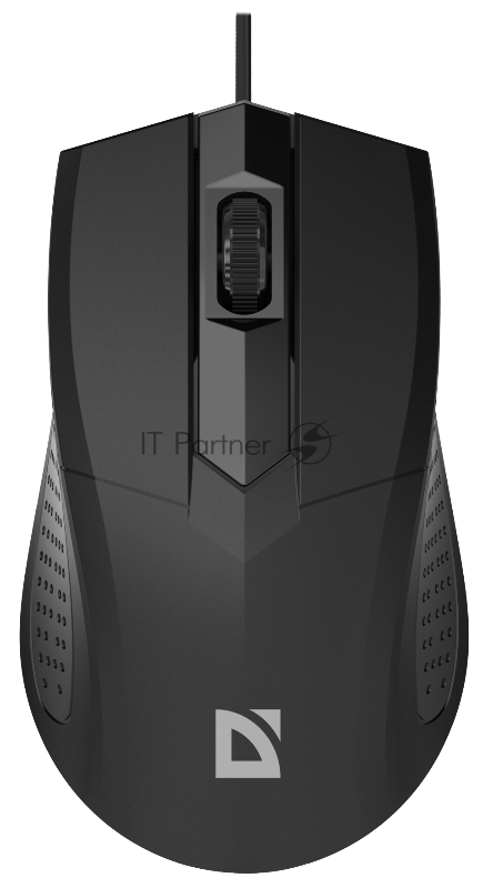 Мышь проводная Defender Optimum MB-270 черный, 1200 dpi, USB, кнопки - 3