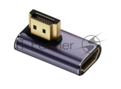 Переходник HDMI угловой папа-мама вправо