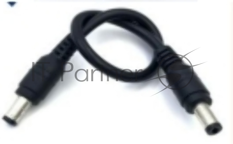 Кабель DC 5.5x2.5 18 AWG папа-папа 1 м с прямым штекером