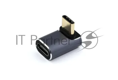 Переходник USB 4 Type-C мама-папа угловой тип 3