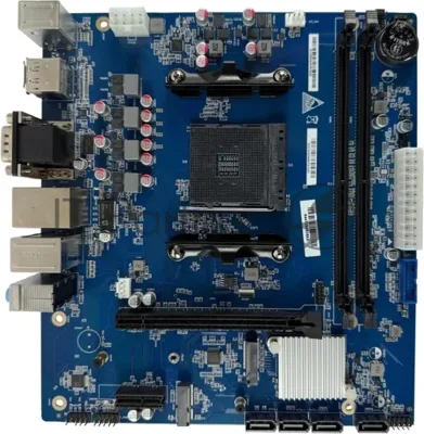 Материнская плата iRU A520M-VHDi/M.2, AM4, AMD A520, 2xDDR4, 4xSATA, 1xM.2, 1xPCIe 3.0 x16, DisplayPort, HDMI, D-Sub, 1x1Gb LAN, 3x3.5 мм, 7.1, microATX