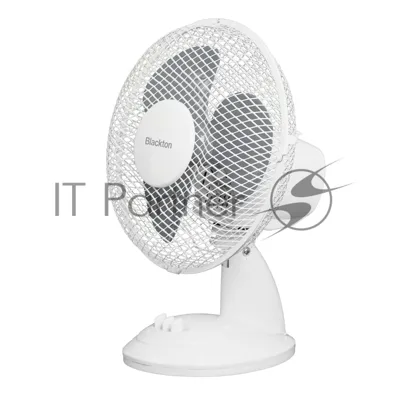 Вентилятор Blackton Bt F1121 белый/серый, настольный, 30 Вт, 2 скорости, 27 см