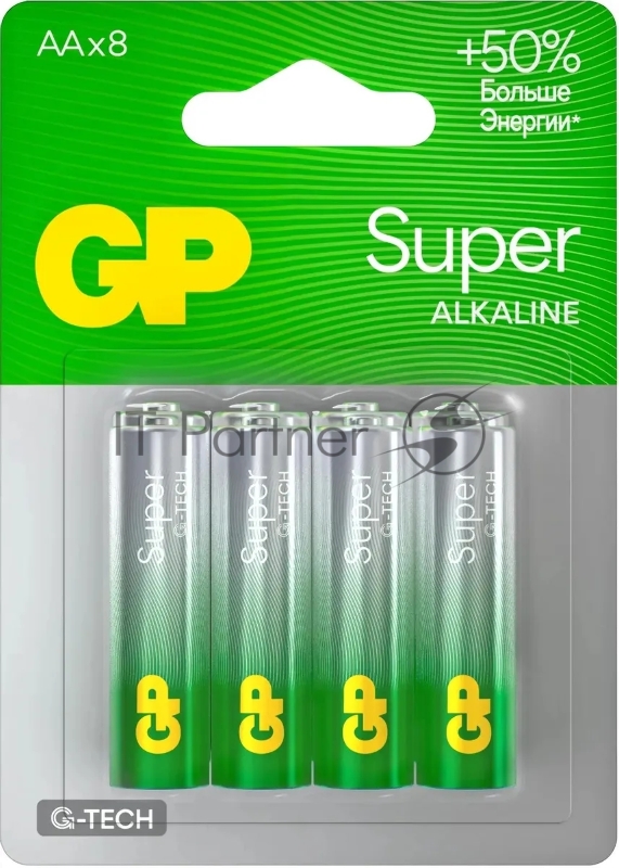 Батарея GP Super Alkaline 15AA21-2CRSBC8 AA (8шт) блистер