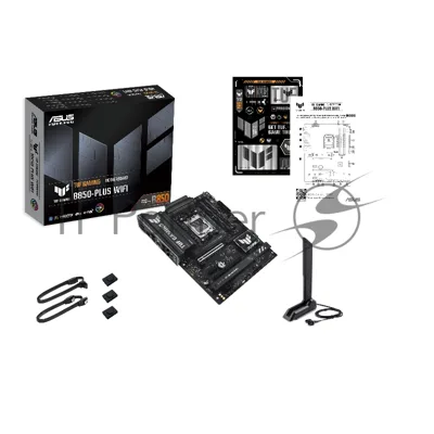 Материнская плата ASUS TUF GAMING B850-PLUS WIFI, AM5, AMD B850, 4xDDR5, 4xSATA, 3xM.2, 1xPCIe 5.0 x16, 1xPCIe 4.0 x16, 2xPCIe 4.0 x1, DisplayPort, HDMI, 1x2.5Gb LAN, USB Type-C, 5x3.5 мм, 7.1, ATX