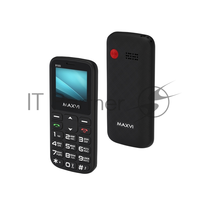 Мобильный телефон Maxvi B100i черный