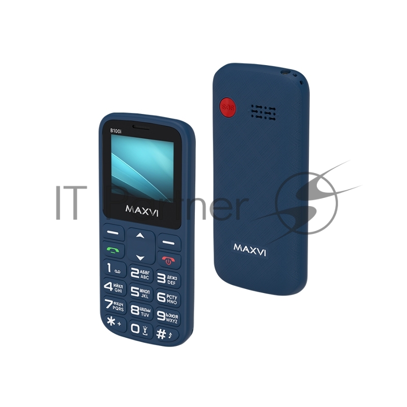 Мобильный телефон Maxvi B100i синий
