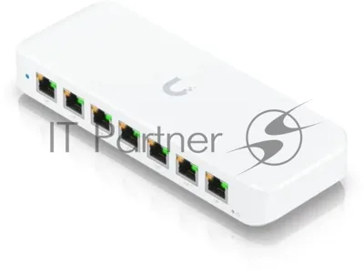 Коммутатор Ubiquiti UniFi Switch Ultra 60W PoE-коммутатор, 8х 1G RJ45, раздача 52 Вт