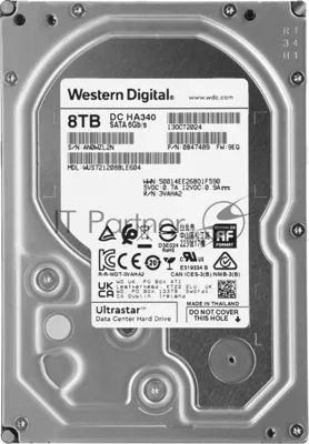Жесткий диск серверный HDD WD Ultrastar DC HA340 8Tb SATA3 3.5"