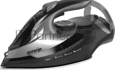Утюг Gorenje SIH3200BKS черный, 3250 Вт, 40 г/мин, 250 г/мин, 420 мл