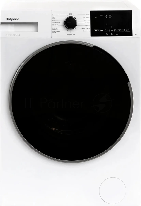 Стиральная машина Hotpoint WSH 7291 VWX белый загрузка фронтальная 7 кг, 1200 об/мин., класс: А