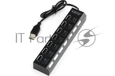 USB-концентратор Gembird UHB-U2P7-01, USB 2.0, 7хUSB, USB