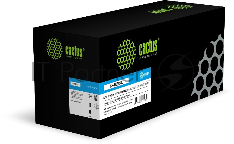 Картридж лазерный Cactus CS-TK8555C TK-8555C голубой (24000 стр.) для Kyocera TASKalfa 5054ci/6054ci/7054ci