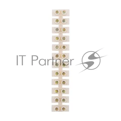Клеммная колодка винтовая Rexant KВ-10 (4-10 мм²), ток 10 A, полиэтилен белый (ЗВИ), индивидуальная упаковка, 1 шт.