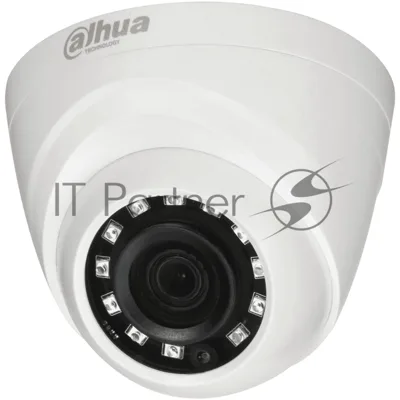 Камера видеонаблюдения Dahua DH-HAC-HDW1400RP-0360B, HD-CVI/HD-TVI/AHD/CVBS, 4 Мп, 3.6 мм, белая