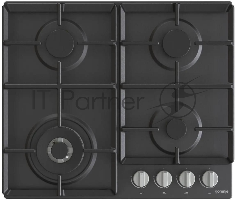 Газовая варочная поверхность Gorenje GW641EXB, 4 конфорки, нержавеющая сталь, 8150 Вт