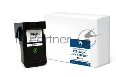 Картридж струйный NVPrint PG-440XL (NV-5219B001) Black для Canon Pixma MG2140/MG3140 (21 мл) совместимый