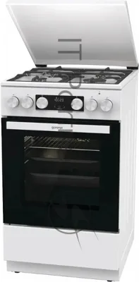 Плита комбинированная Gorenje GK5C42WF-B белый, конфорок 4 газовых, духовка 70 л, 50 см x 85 см x 59.4 см