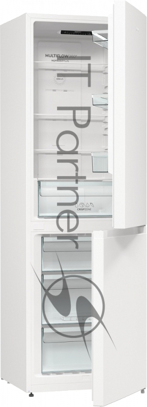 Холодильник Gorenje NRK619EEW4 белый двухкамерный 203/99л морозилка снизу, No Frost