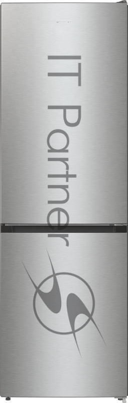Холодильник Gorenje NRKE62XL серебристый металлик двухкамерный 203/99л морозилка снизу, No Frost