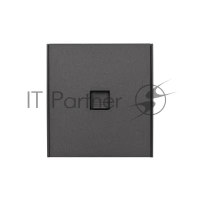 Розетка компьютерная Kranz STRONG компьютерная RJ45 кат6 с/у графит