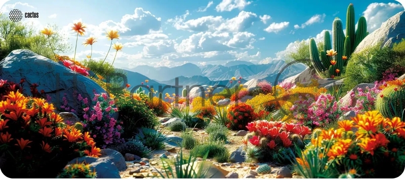 Коврик для мыши Cactus Desert landscape 900x400x3мм (CS-MP-PRO15XXL)
