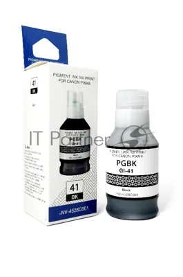 Чернила NVPrint GI-41 PGbK (NV-4528C001) для Canon Pixma G1420, G2420, G3420, G2460, G3460 (135 мл) черный пигментные (в коробке) совместимые