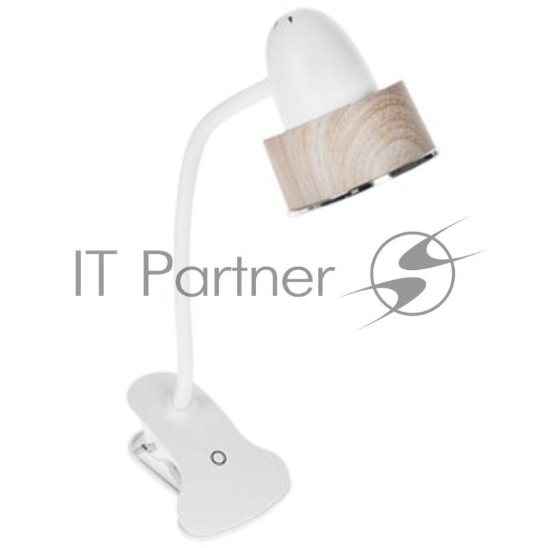 Светильник настольный "прищепка" Uniel 5W TLD-557 Brown/LED/350Lm/5500K/Dimmer Сенсорный выключатель. Коричневый.