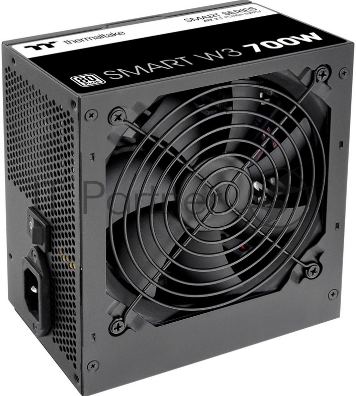 Блок питания Thermaltake Smart W3 700W, 700Вт, 80 PLUS, 120мм, немодульный, черный