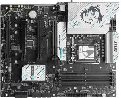 Материнская плата MSI B860 GAMING PLUS WIFI, LGA1851, Intel B860, 4xDDR5, 4xSATA, 3xM.2, 1xPCIe 5.0 x16, DisplayPort, HDMI, USB Type-C, 1x5Gb LAN, Thunderbolt, 3x3.5 мм, 7.1, ATX