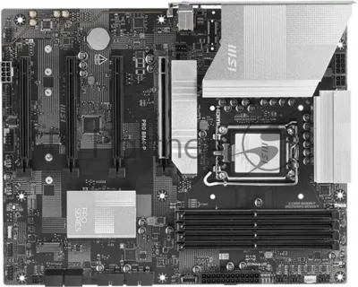 Материнская плата MSI PRO B860-P, LGA1851, Intel B860, 4xDDR5, 4xSATA, 3xM.2, 1xPCIe 5.0 x16, DisplayPort, HDMI, USB Type-C, 1x5Gb LAN, Thunderbolt, 3x3.5 мм, 7.1, ATX