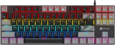 Клавиатура Oklick K600X проводная, USB Type-A, серый