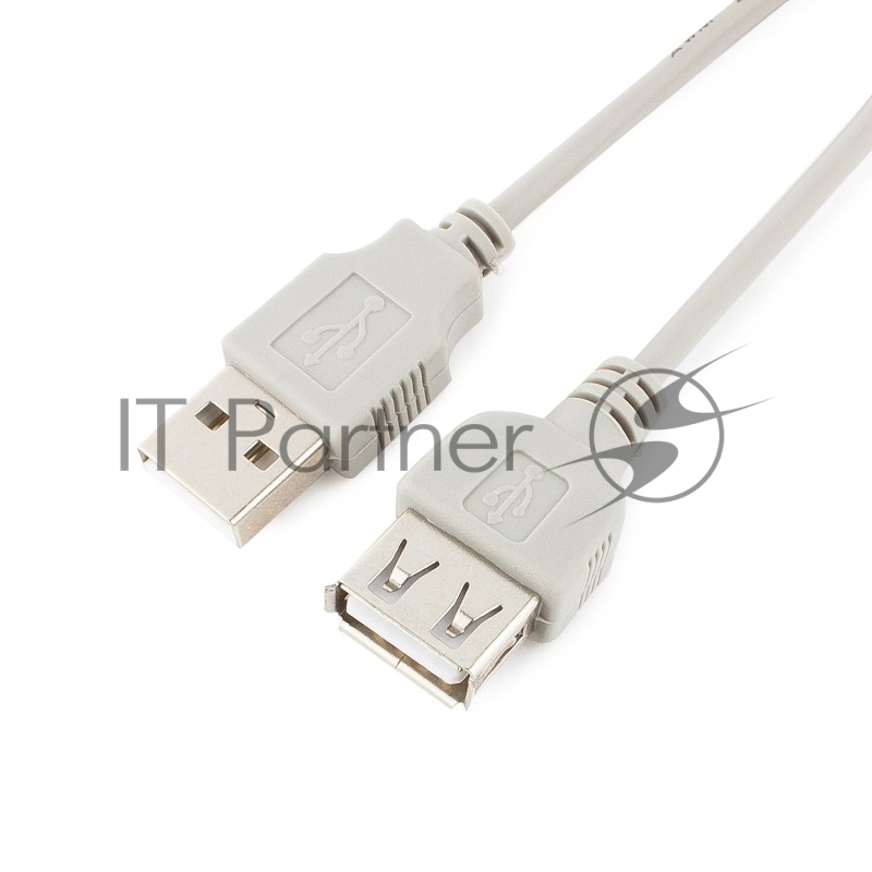Кабель удлинит. USB2.0 Gembird/Cablexpert CC-USB2-AMAF-6-N серый (1.8м, AM/AF, пакет) (CC-USB2-AMAF-6-N)