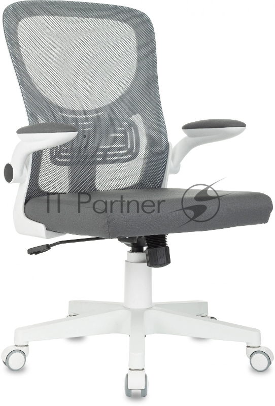 Кресло Бюрократ ASTER N-W TW-04 Neo Grey темно-серый, сетка/ткань, 120 кг, механизм качания