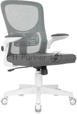 Кресло Бюрократ ASTER N-W TW-04 Neo Grey темно-серый, сетка/ткань, 120 кг, механизм качания
