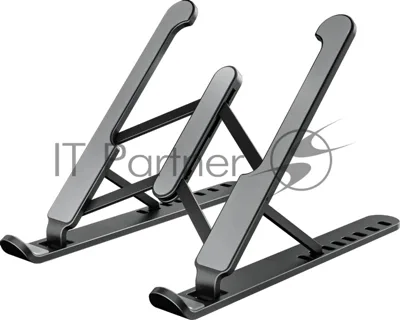Подставка для ноутбука Buro BU-LS100 260x20x60мм 220г пластик ABS черный