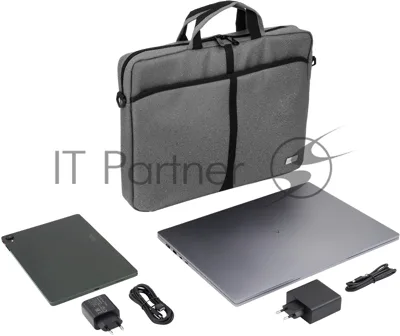 Сумка для ноутбука 17.3" Digma W-210 серый/черный полиэстер (W210GbK)