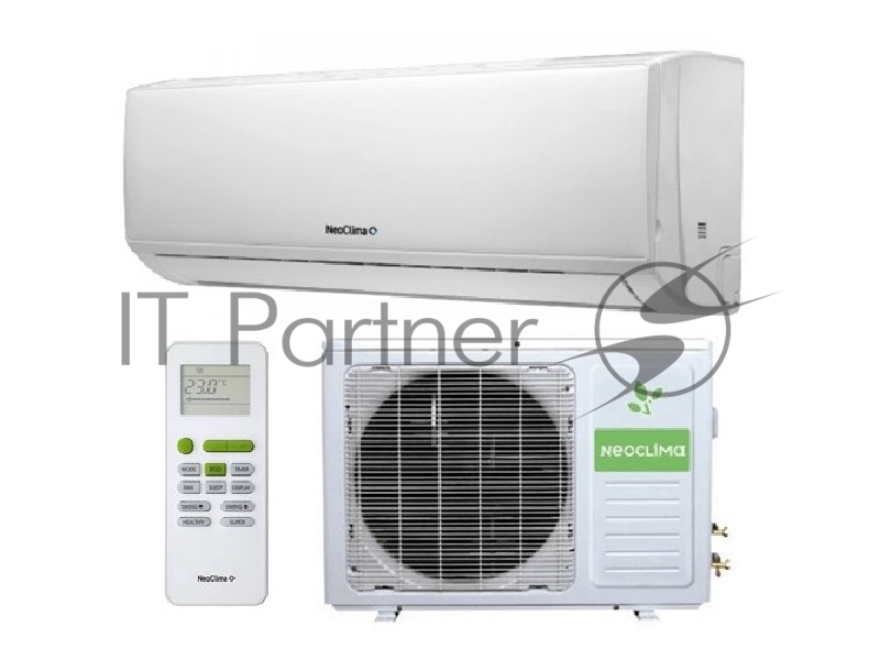 Кондиционер сплит-система настенного типа Neoclima NS/NU-HAL07FWI32 инвертор, 7000 BTU, 20 м², 24 дБ, охлаждение, обогрев, осушение, белый