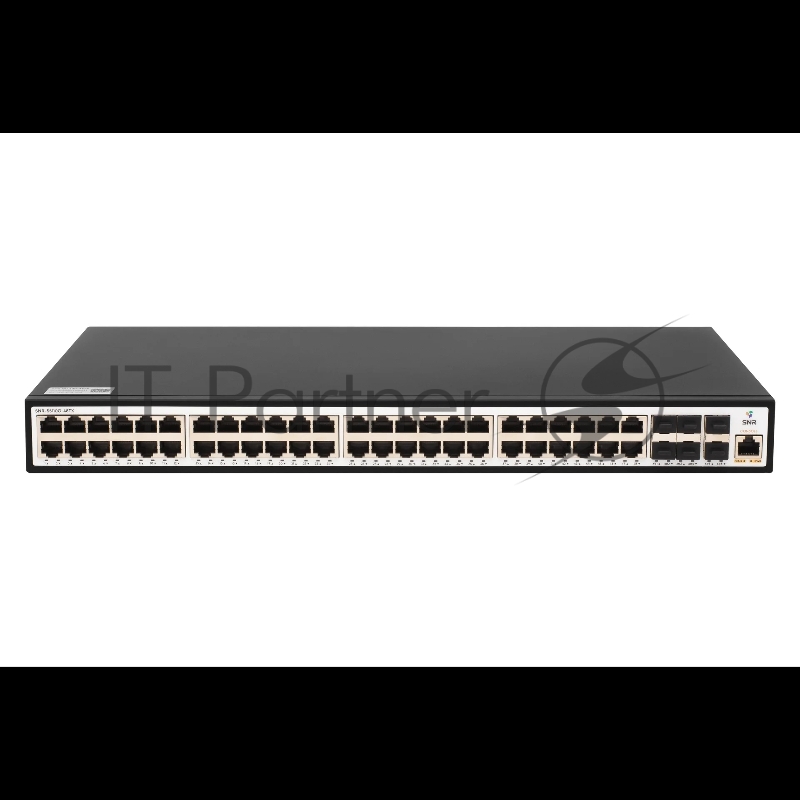 Коммутатор SNR SNR-S5110G-48TX, 48×1 Гбит/с + 6×10 Гбит/с SFP+, управляемый