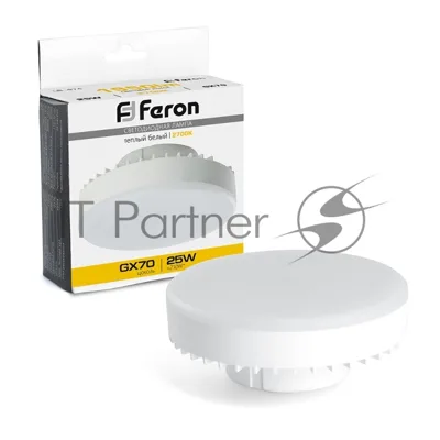 Лампа светодиодная Feron LB-474 LED 25Вт GX70 теплый таблетка
