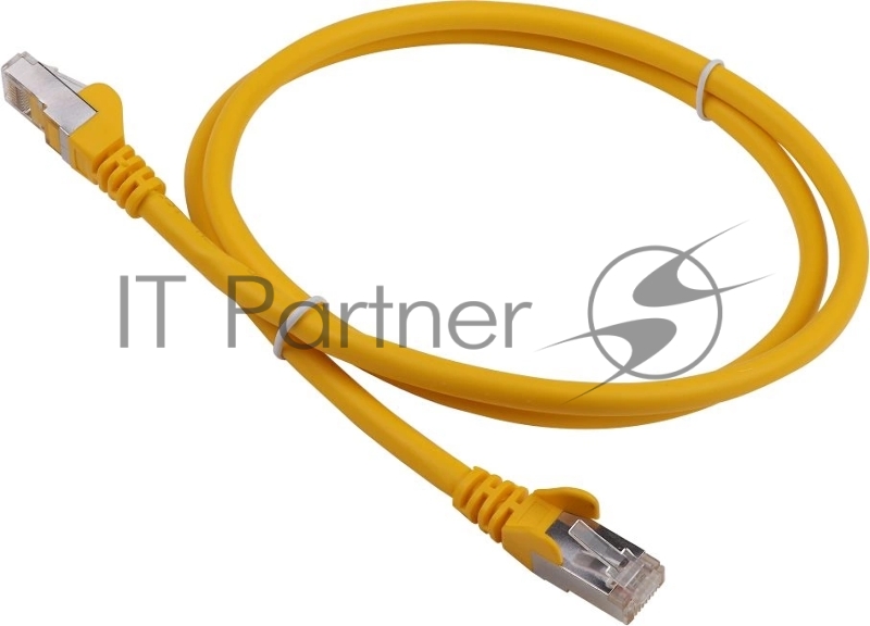 Патч-корд Lanmaster LAN-PC45/S6A-5.0-YL FTP RJ-45 вил.-вилка RJ-45 кат.6A 5м желтый LSZH (уп.:1шт)