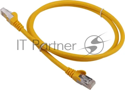 Патч-корд Lanmaster LAN-PC45/S6A-5.0-YL FTP RJ-45 вил.-вилка RJ-45 кат.6A 5м желтый LSZH (уп.:1шт)