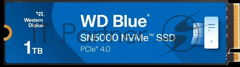 Накопитель SSD Western Digital WD Blue SN5000, 1Tb, PCIe 4.0 x4, M.2 2280, NVMe, R/W 5150/4900