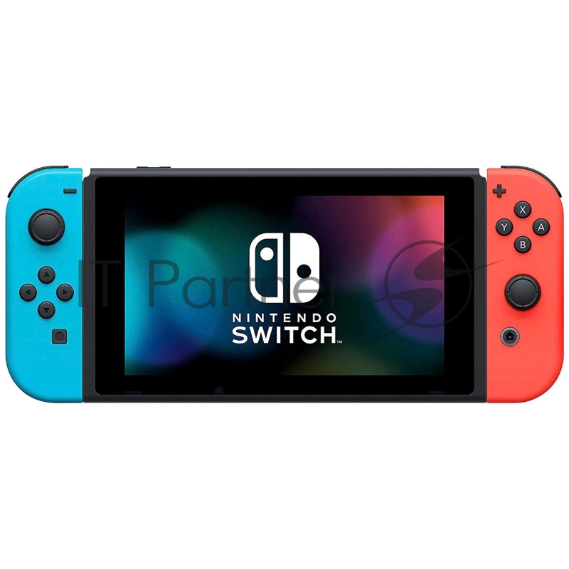 Игровая приставка Nintendo Switch OLED сине-красный